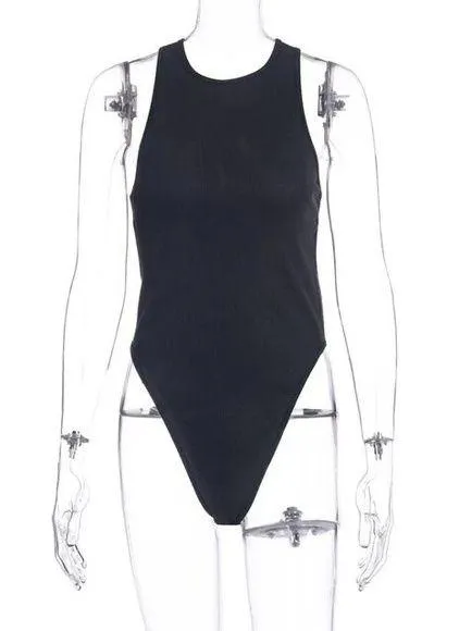 Women Back Cross Knit Bodycon O-Neck Top - Image 3