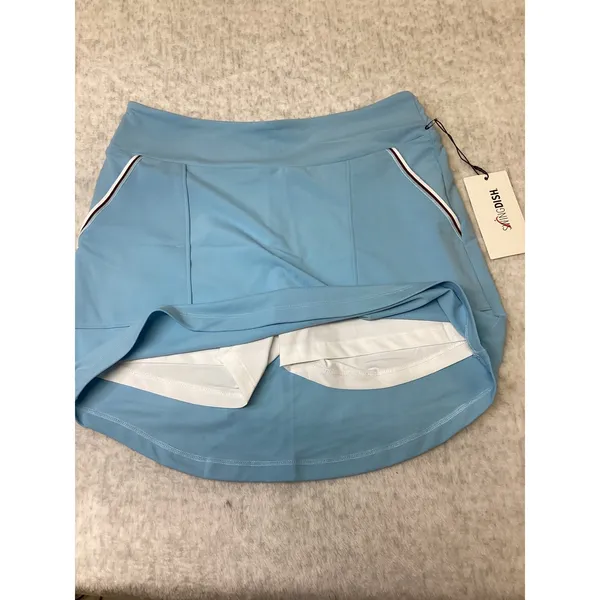 SwingDish Chloe Cornflower Blue Golf Skort WS024-21-2 Womens Medium NEW - Image 2