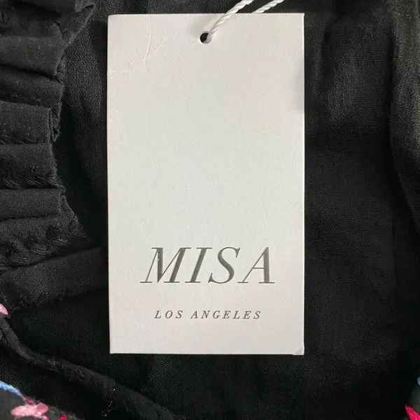 MISA Los Angeles Manuela‎ Dress Black Embroidered - Image 13