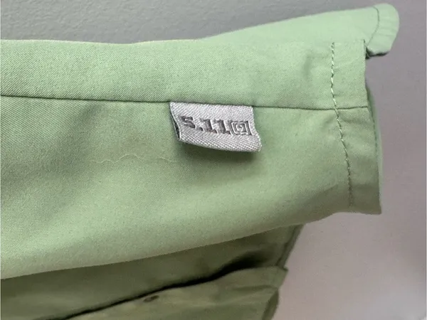 5.11 Tactical Short Sleeve Button Up Shirt‎ XL Green Vented Performance - Image 4