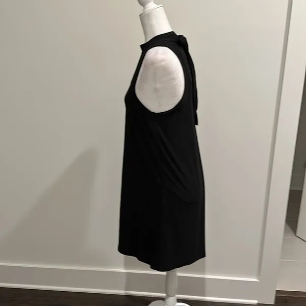 NWT Evereve RD Style Keyhole Mock Neck Tie Dress Sz L - Image 3