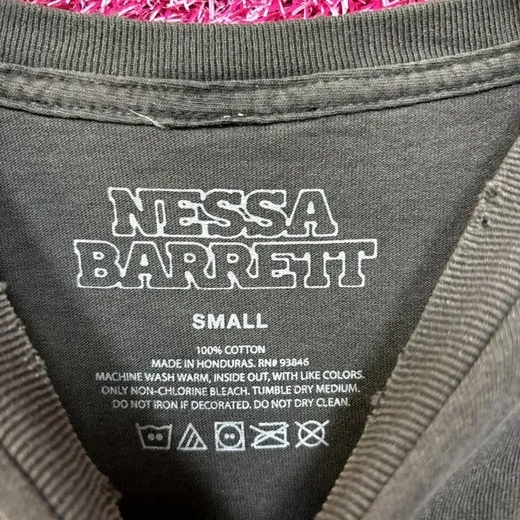 Nessa Barrett Lie hell is a teenage girl Oversized Tee S - Image 4