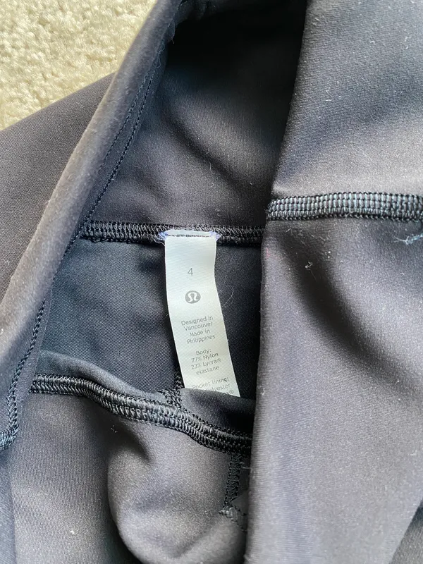Lululemon Black Align Shorts Size 4 - Image 3