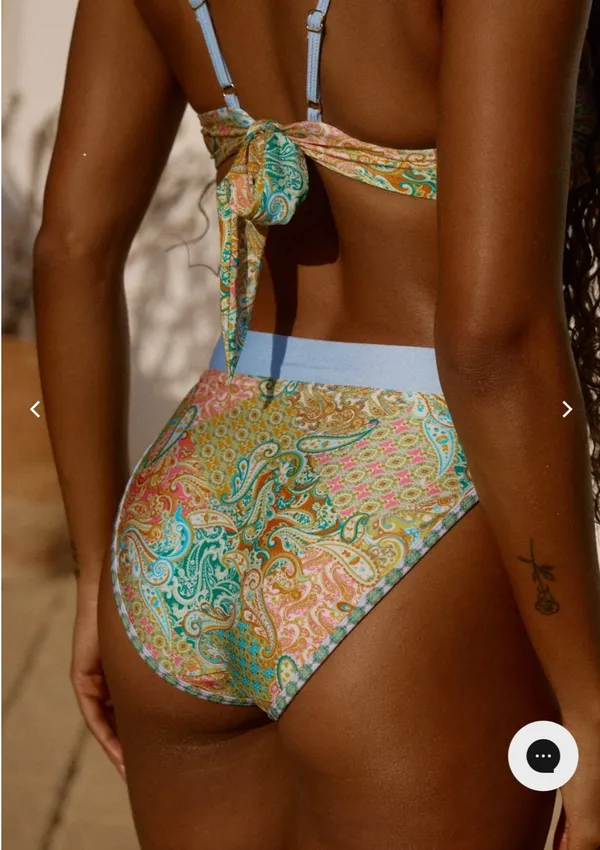 NWT Bydee Pastel Paisley Bikini Multiple - Image 2