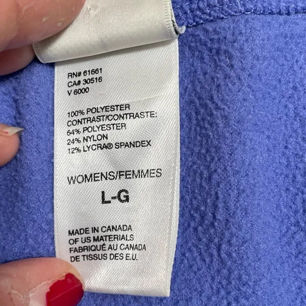 Vintage The North Face‎ Fleece Quarter Zip Size Large - Image 5