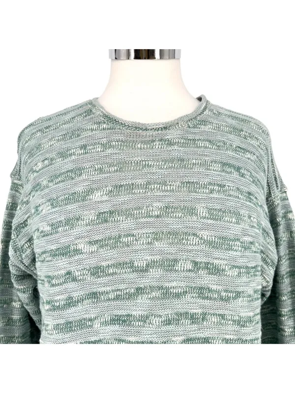 Madewell Blue Horizon Stripe Knit Light Sweater Wide Sleeve Size XS NWT - Image 3