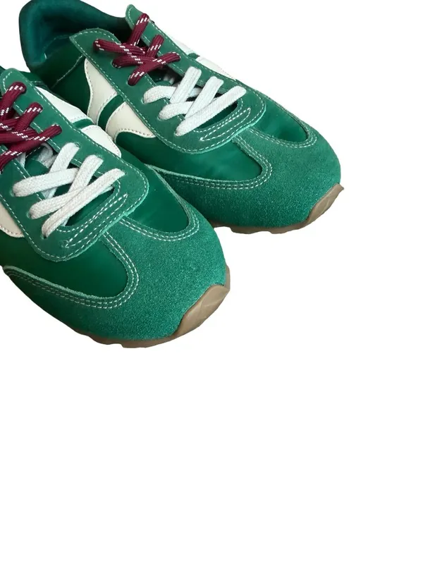 Shu Shop Sarah Sneakers Tennis Shoes Athletic Kelly Green Lace-Up Size 6.5 NIB - Image 4
