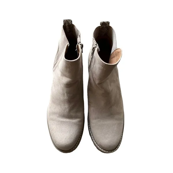 Universal Thread x Target - Taci Pull-On Ankle Boots Wedge Platform Taupe Sz 11 - Image 3