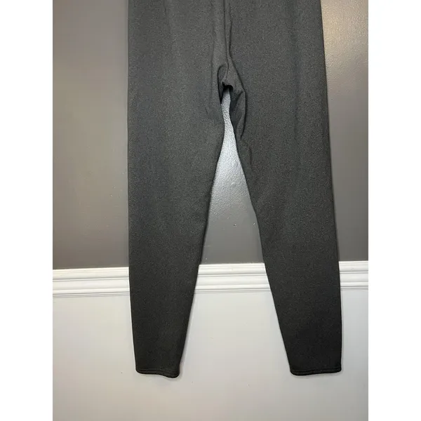 Fleece Lined Leggings Womens 2XL Gray High Rise Stretch Ankle Pants Owl Cozy - Image 6