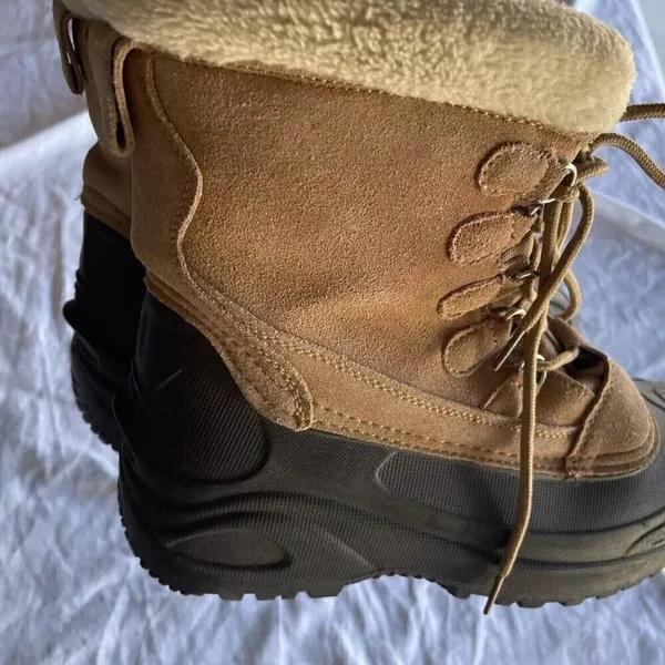 Itasca Women's size 9 Fur Top Winter Snow Rain Thinsulate Waterproof Brown Boots - Image 6