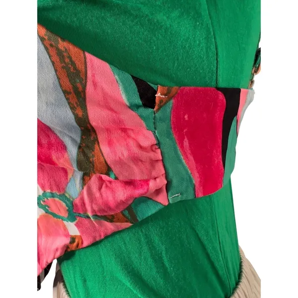 Forever‎ 21 Abstract Print Halter Neck Crop Top Size M - Image 6