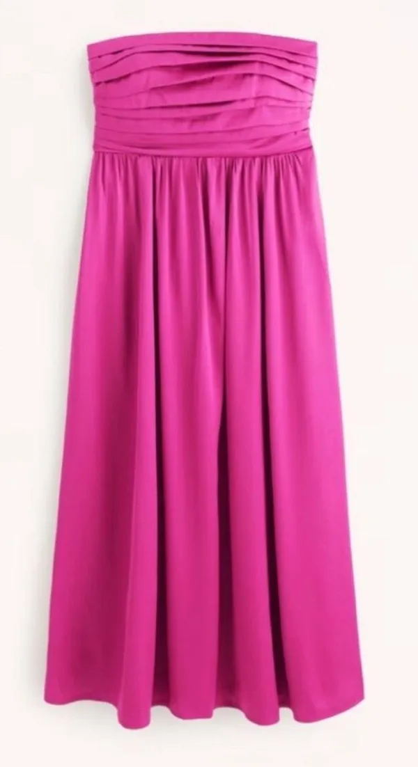 Abercrombie Strapless Emerson Satin Dress - Image 2