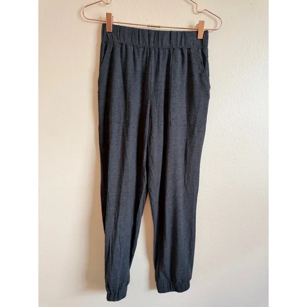 Fabletics Joggers Women XS Gray PT214997-0707-1702 Tencel Blend‎ Heathered Pants - Image 3