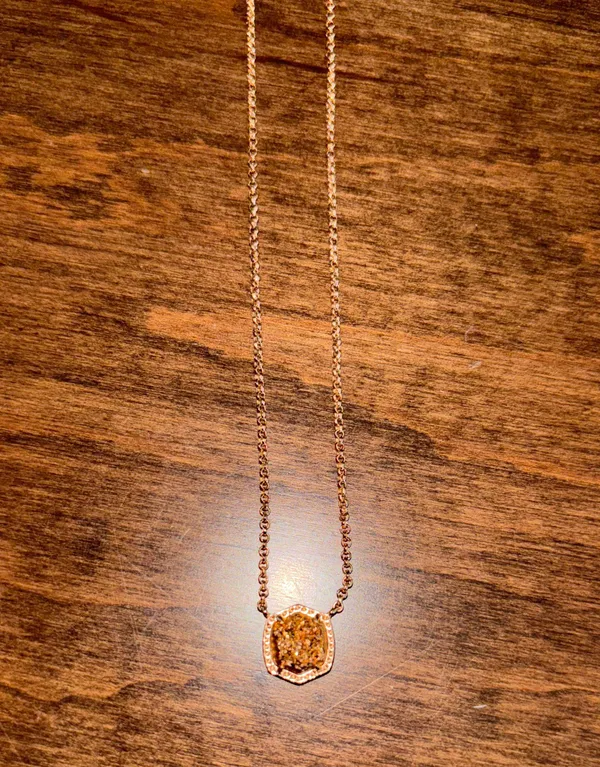 Kendra Scott Rose Gold Necklace - Image 2