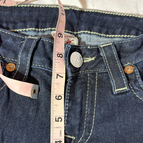 True Religion Jeans Women's 28 Bootcut Y2K McBling Mid Rise Western‎ Boho - Image 11