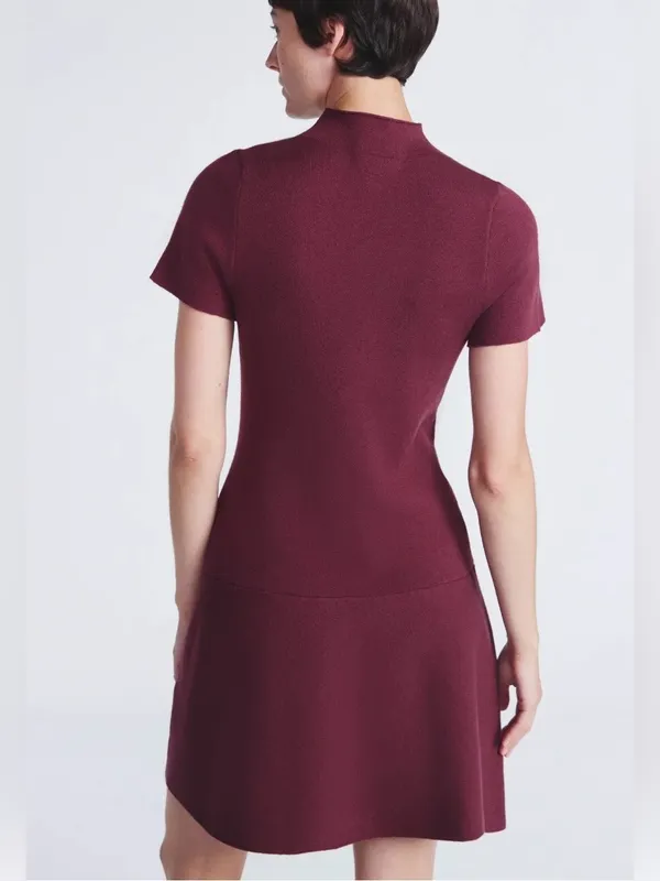 Scoop Women’s Jacquard Fit & Flare Sweater Dress, Sizes XS - Image 2