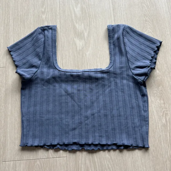Offline By Aerie Crop Top Medium Blue - Image 3