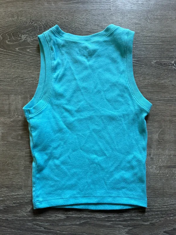 Hollister Blue High-Neck Tank - Image 2