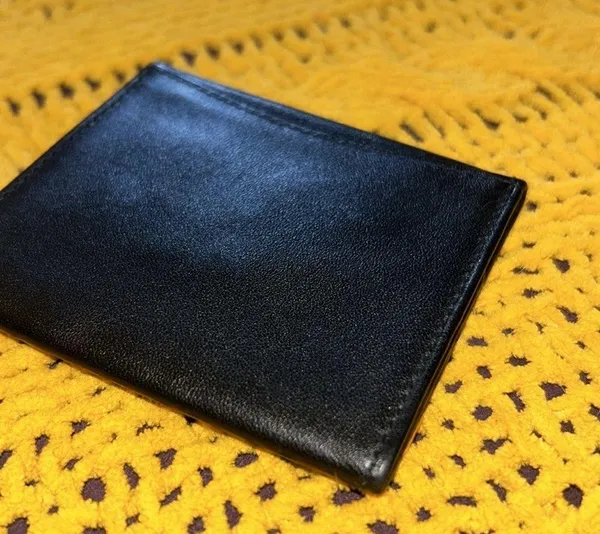 Dunhill Vintage Black Oxford Leather Coin Purse - Image 6