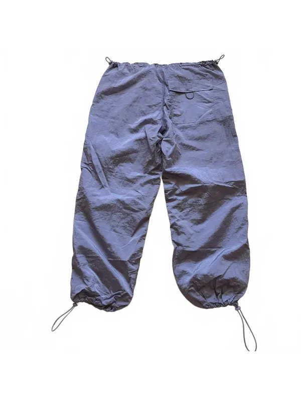 Urban Outfitters Iets Frans Shiny Baggy Parachute Pants Balloon Trousers Large - Image 3