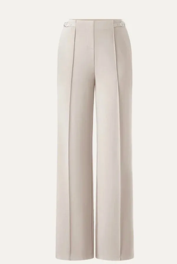 OGL Move Beige Wide Leg Pants Pull On Stretch Trousers Size Small S NWT - Image 2