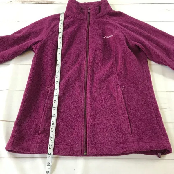 Columbia Women’s Full Zip Fleece Jacket Medium - Image 9