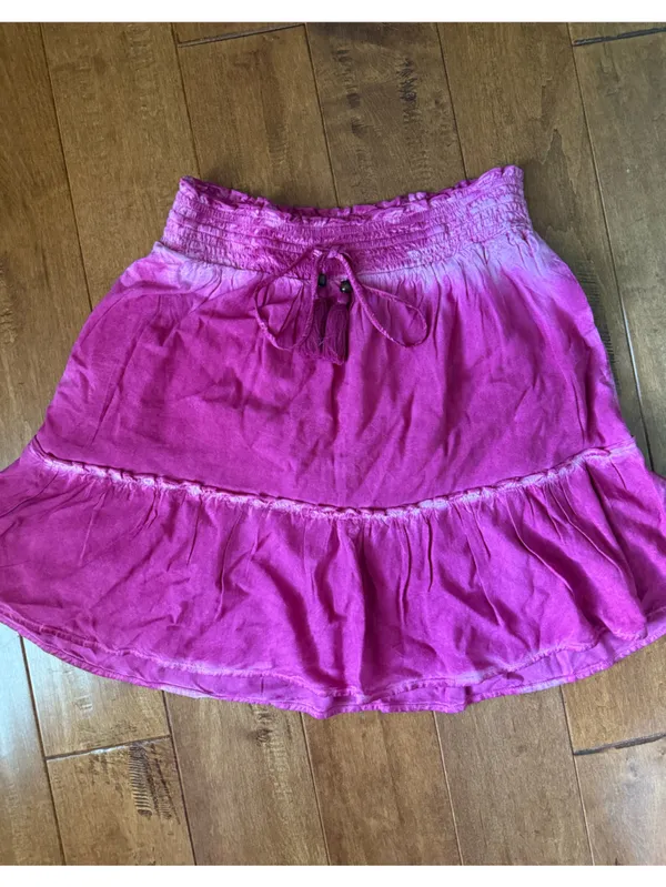 NWT Anthropologie Pink Mini Skirt - Image 2