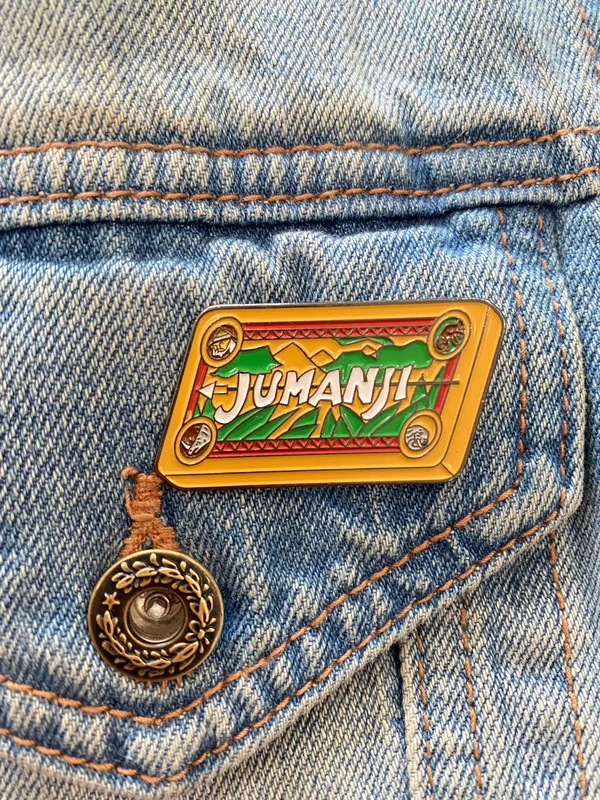 90s Jumanji Pin Orange - Image 3