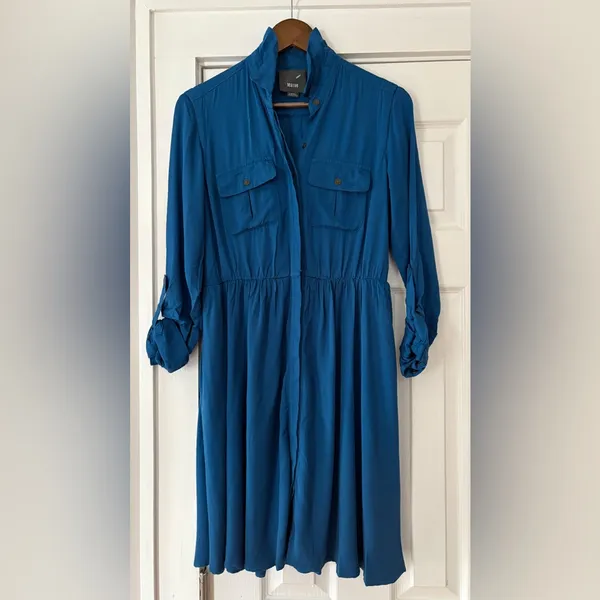 Maeve Long Sleeve Blue‎ Dakota Dress Size XS EUC - Image 4