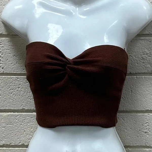Princess Polly Brown Twist Front Tube Top size XS/S - Image 8