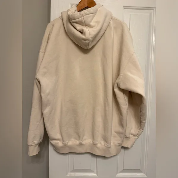 Brandy Melville / John Galt Oversized Christy Hoodie – Cream - Image 2