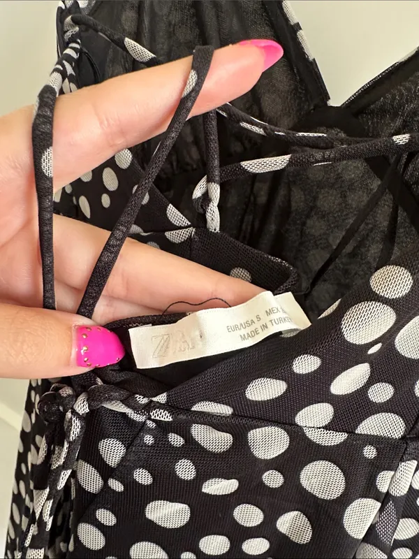 Zara flowy polka dot sun dress - Image 5
