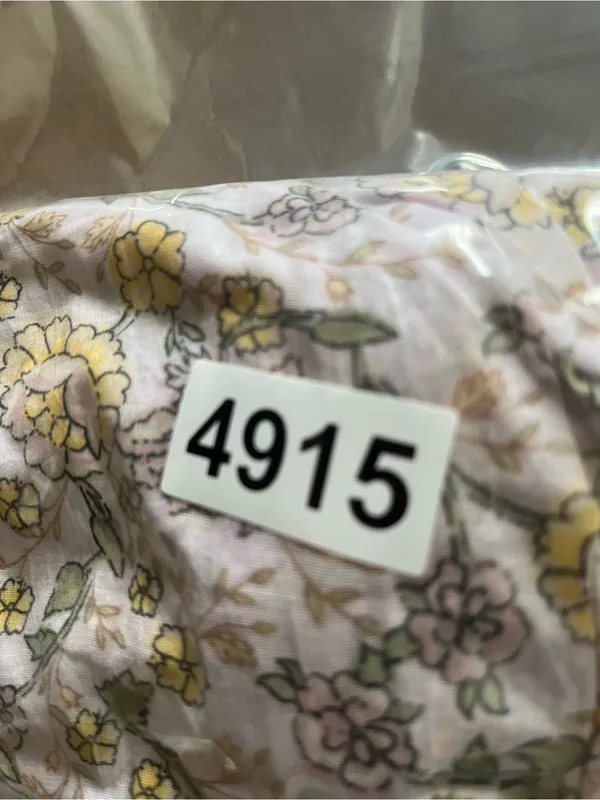 American Eagle Pink Floral Peasant Top Medium 100% Cotton Cottagecore - Image 7