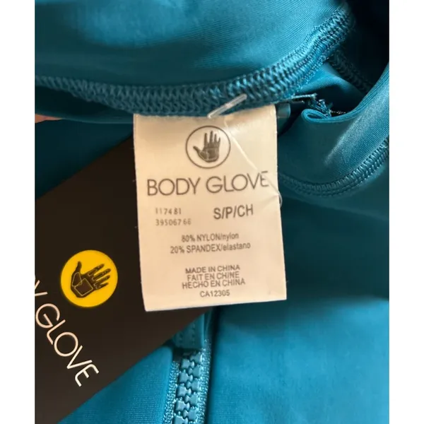 Body Glove Swimsuit Women's One Piece Surf Paddle Board Blue Teal Size Small NWT - Image 8