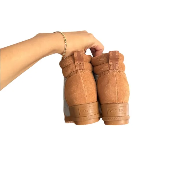 NWT SOREL Evie Lace Up Ankle Wedge Boots Booties - Image 6