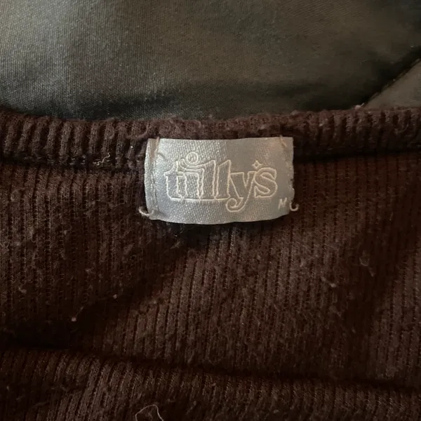 Brown Tillys Tank Crop Top - Image 3