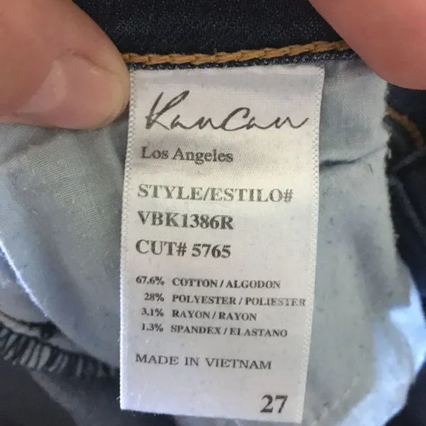 Kancan medium wash mid rise size 27 skinny jeans - Image 2