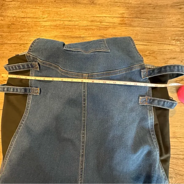 Johnny’s Mama Maternity Overalls Size Medium Blue - Image 11