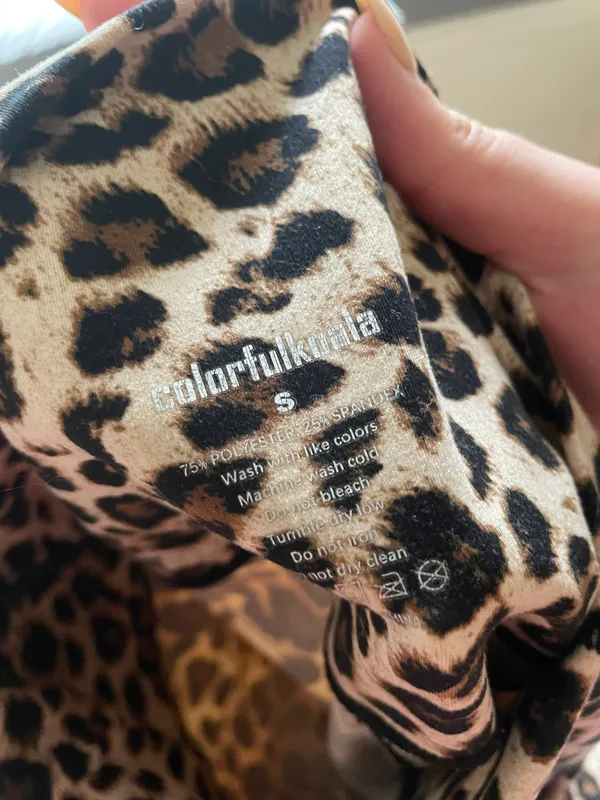 leopard print leggings - Image 2
