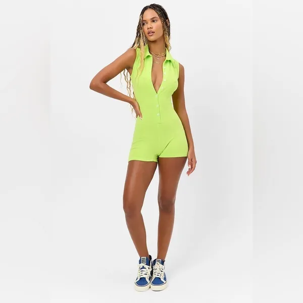 Frankies Bikinis Jane Terry playsuit romper XS - Image 10