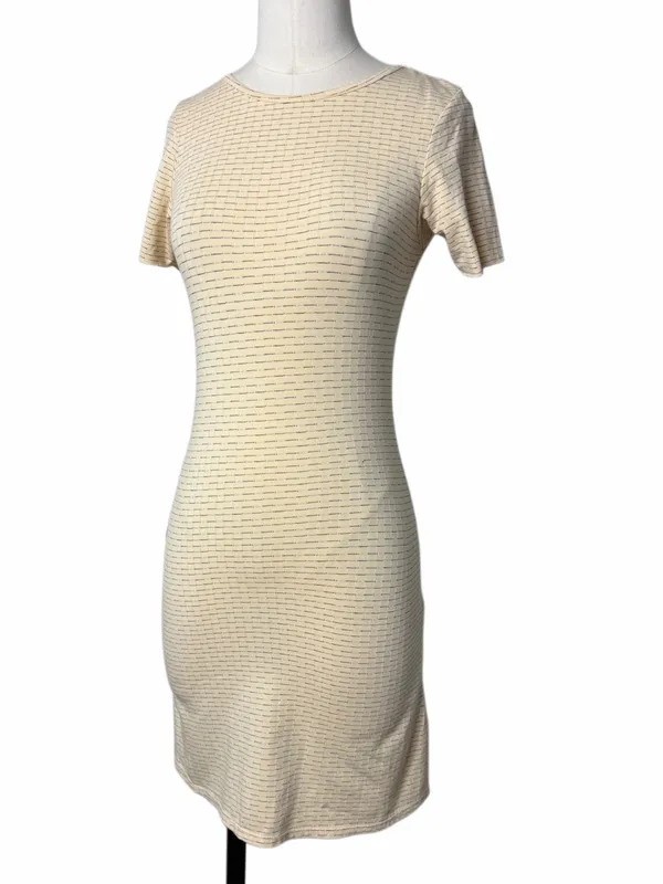 Reformation Knitted Pattern Bodycon Dress - Image 2
