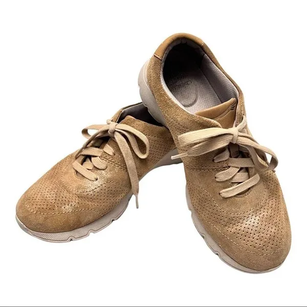 Dansko Women's Alissa Gold Print Leather Athletic Oxford Sneaker EU Size 37 - Image 9