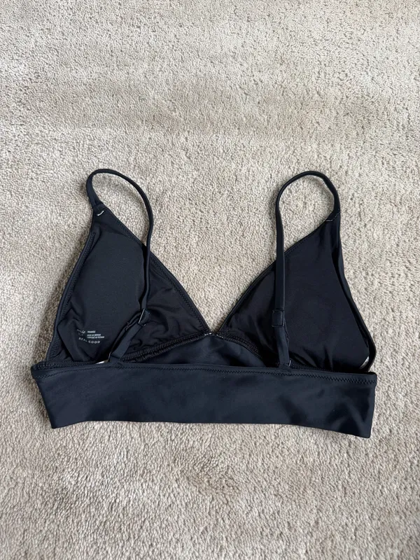 Aerie Real Good Black Triangle Bralette – Size Small - Image 3
