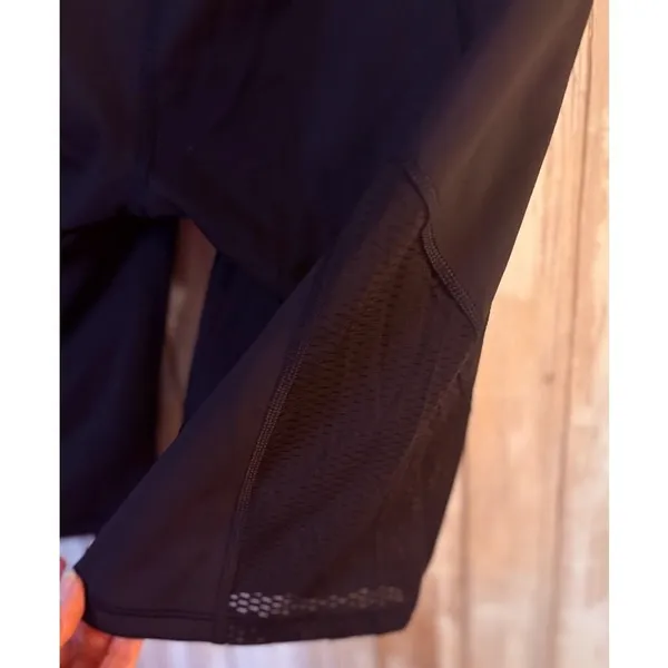 Athleta Black Biker Shorts with Mesh‎ Inserts - Size ST Tall - Image 8