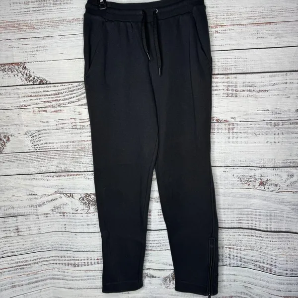 Athleta Cozy Karma Zip Pant Black Joggers Sm - Image 2
