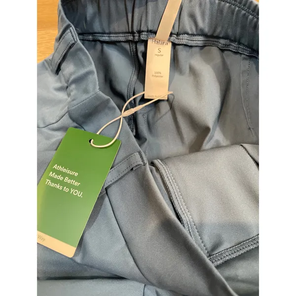Halara Flex DayStretch Size S Teal High Waisted Work Flare Pants NWT - Image 5