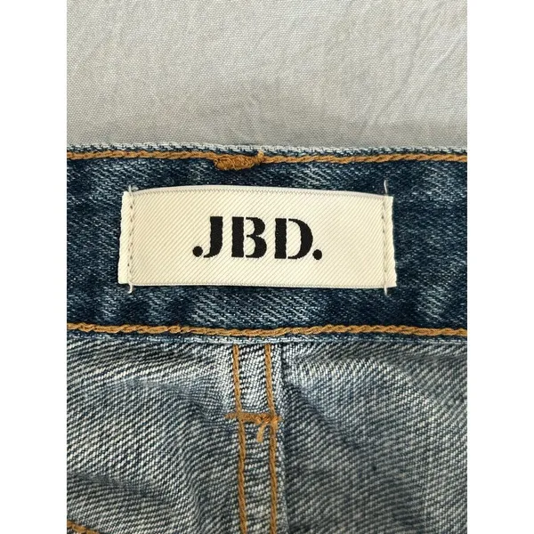 JBD Denim Mini Skirt Sz L Blue Size L - Image 3