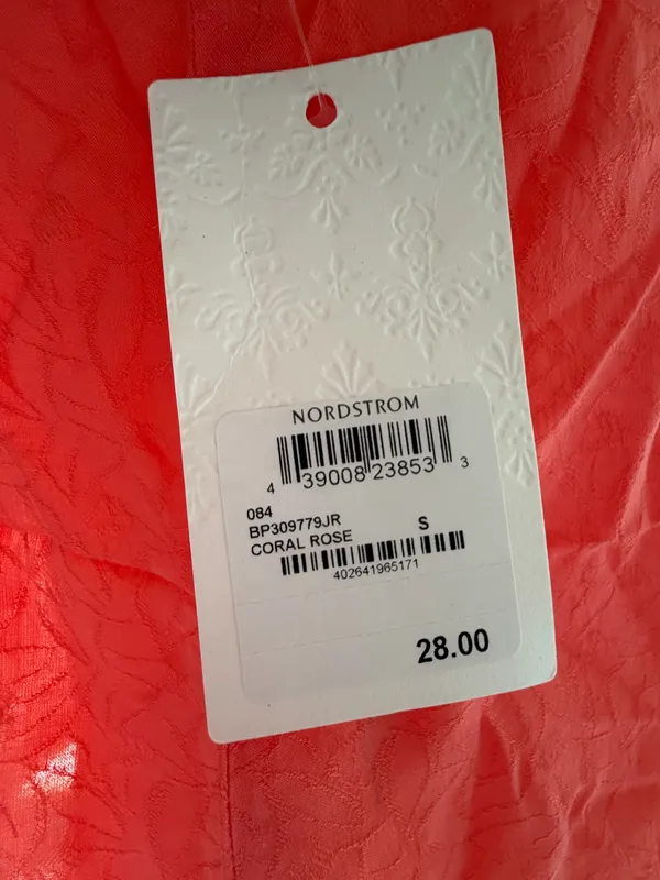 Frenchi Crinkle Coral Rose Spaghetti Strap Cami - Image 7