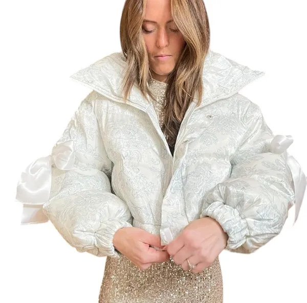 Selkie Marshmallow Puffer Cropped Puffy Coat - Image 4
