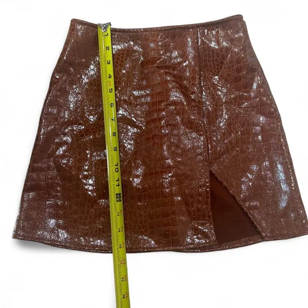Motel Women's Brown and Pink Skirt - Image 2